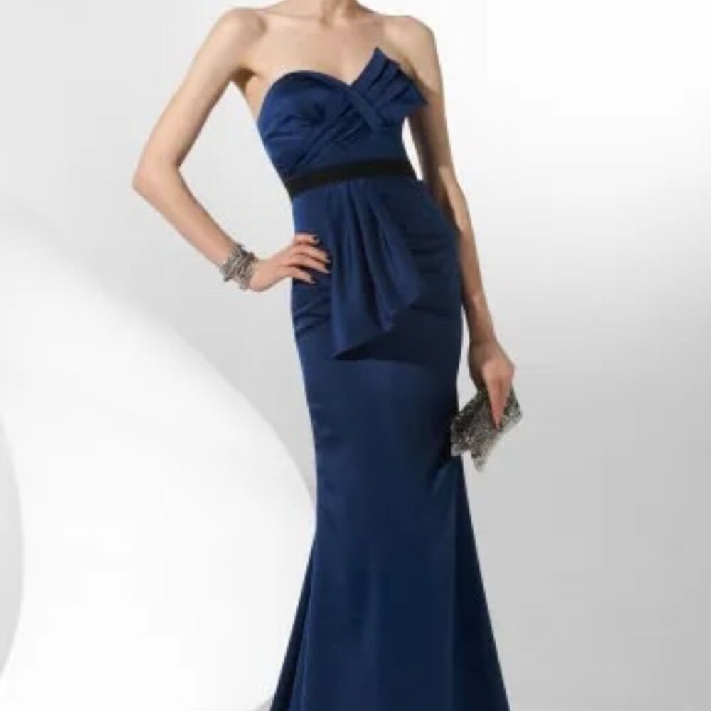 BCBG MaxAzria Royal Blue Evening Gown